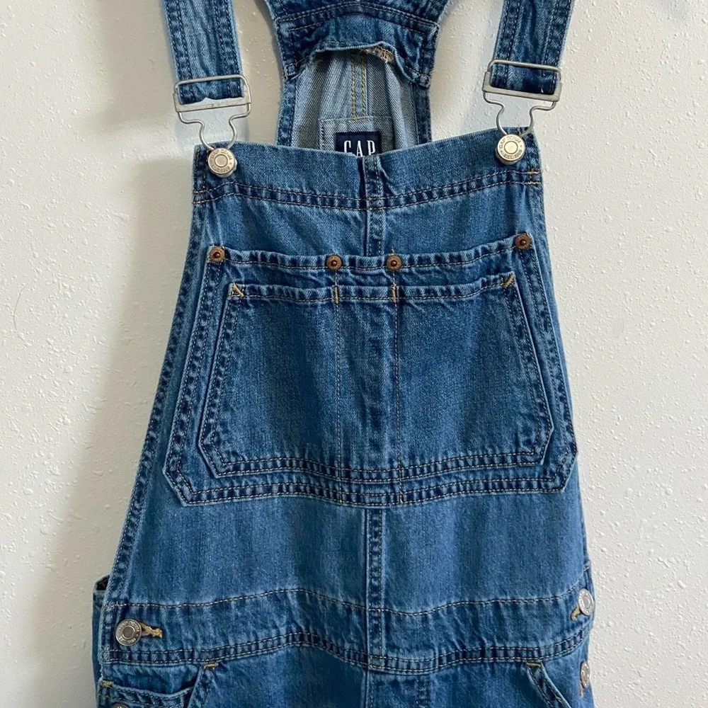Gap Relaxed Denim Overalls with Washwell - Picture 6 of 10